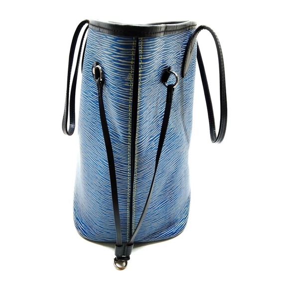 Louis Vuitton Neverfull MM Blue Epi Tote - Picture 2 of 6